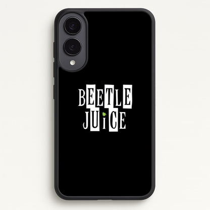 Text - Beetle Halloween  - Halloween Phone Case for Galaxy S25 Edge