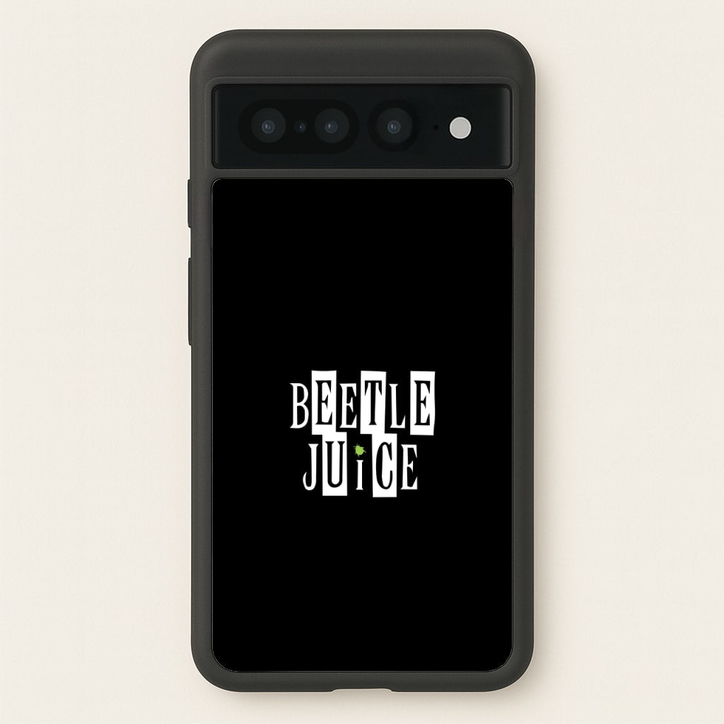 Text - Beetle Halloween  - Halloween Phone Case for Google Pixel 7 Pro