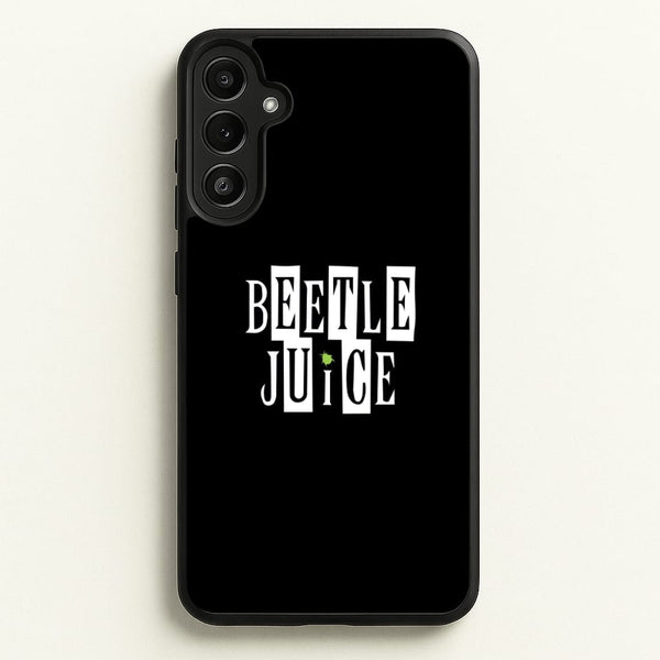 Text - Beetle Halloween  - Halloween Phone Case for Galaxy A34