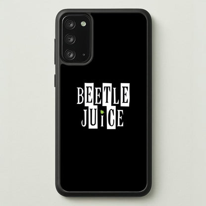 Text - Beetle Halloween  - Halloween Phone Case for Galaxy Note 20