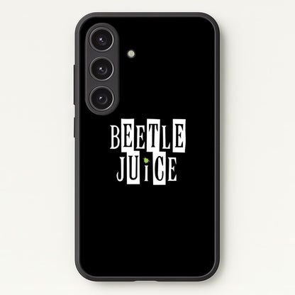 Text - Beetle Halloween  - Halloween Phone Case for Galaxy S24FE
