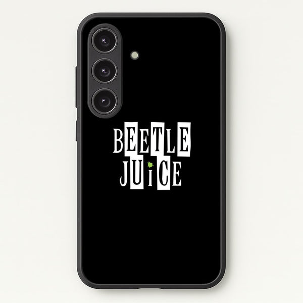 Text - Beetle Halloween  - Halloween Phone Case for Galaxy S24FE
