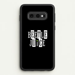 Text - Beetle Halloween  - Halloween Phone Case for Galaxy S10e