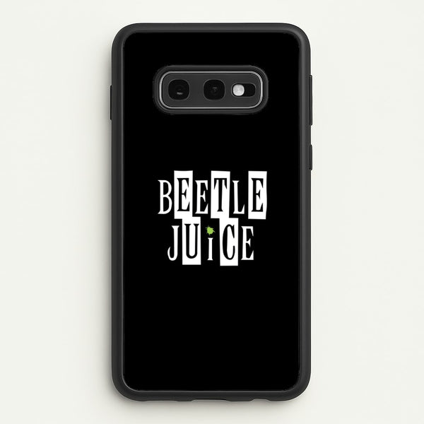 Text - Beetle Halloween  - Halloween Phone Case for Galaxy S10e