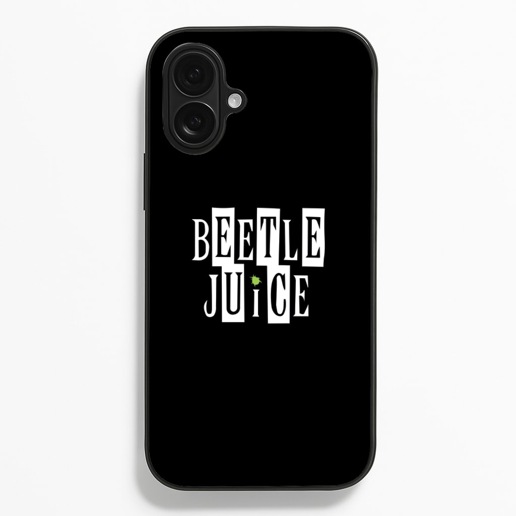 Text - Beetle Halloween  - Halloween Phone Case for iPhone 16 Plus