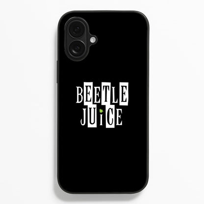 Text - Beetle Halloween  - Halloween Phone Case for iPhone 16 Plus