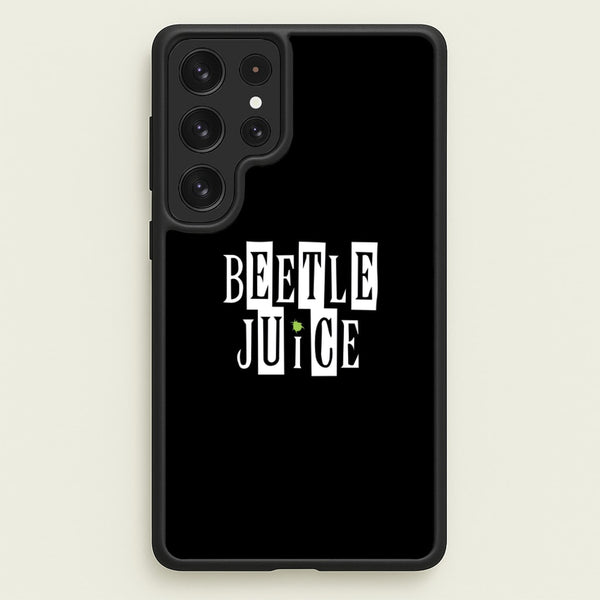 Text - Beetle Halloween  - Halloween Phone Case for Galaxy S22 Ultra