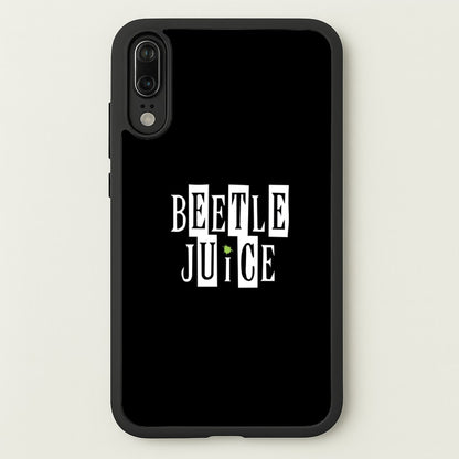 Text - Beetle Halloween  - Halloween Phone Case for Huawei P20