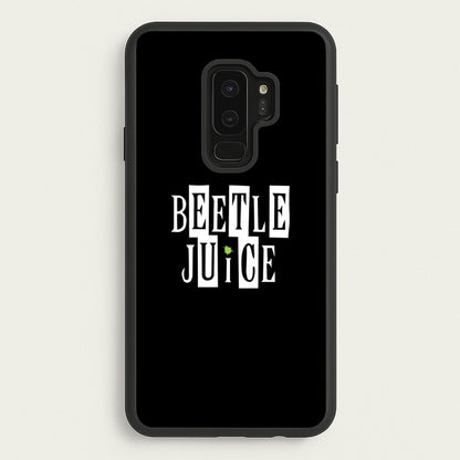 Text - Beetle Halloween  - Halloween Phone Case for Galaxy S9 Plus