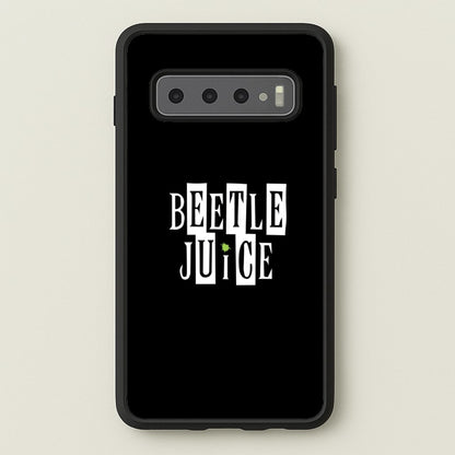 Text - Beetle Halloween  - Halloween Phone Case for Galaxy S10 Plus