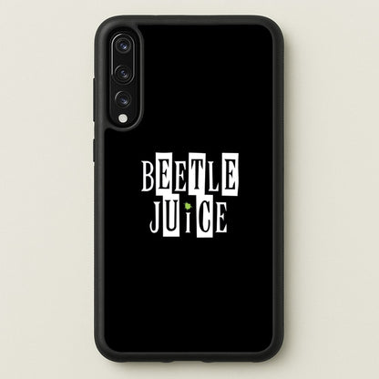 Text - Beetle Halloween  - Halloween Phone Case for Huawei P20 Pro