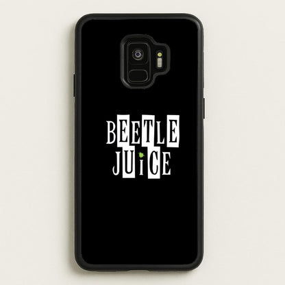 Text - Beetle Halloween  - Halloween Phone Case for Galaxy S9