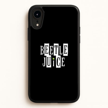 Text - Beetle Halloween  - Halloween Phone Case for iPhone XR