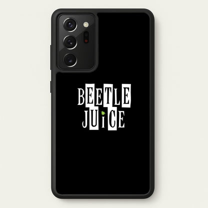 Text - Beetle Halloween  - Halloween Phone Case for Galaxy Note 20 Ultra