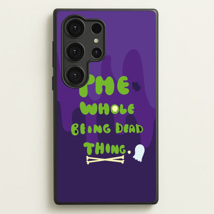 The Whole Being Dead Thing - Beetle Halloween  - Halloween Phone Case for Galaxy S25 Ultra