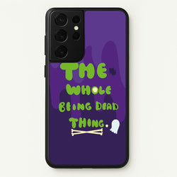 The Whole Being Dead Thing - Beetle Halloween  - Halloween Phone Case for Galaxy S21 Ultra