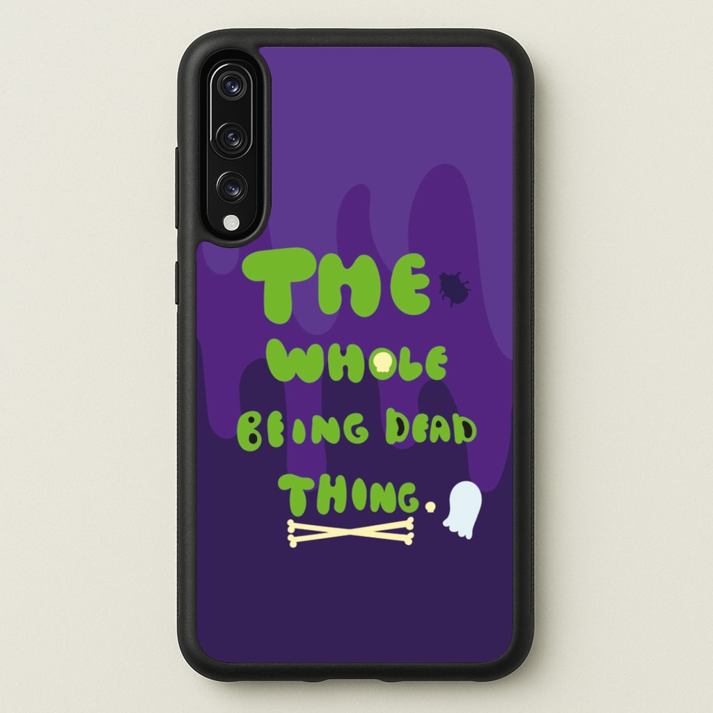 The Whole Being Dead Thing - Beetle Halloween  - Halloween Phone Case for Huawei P20 Pro