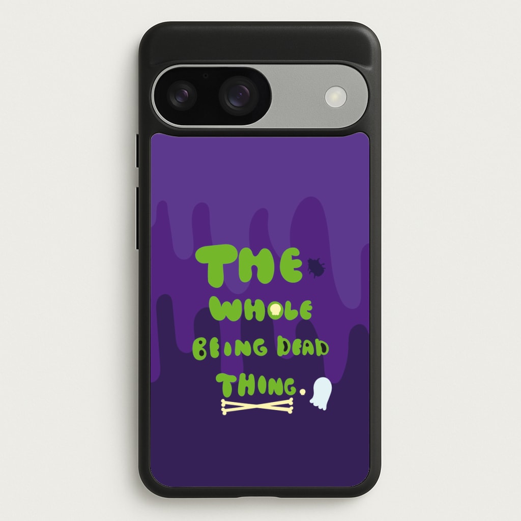 The Whole Being Dead Thing - Beetle Halloween  - Halloween Phone Case for Google Pixel 9 / 9 Pro