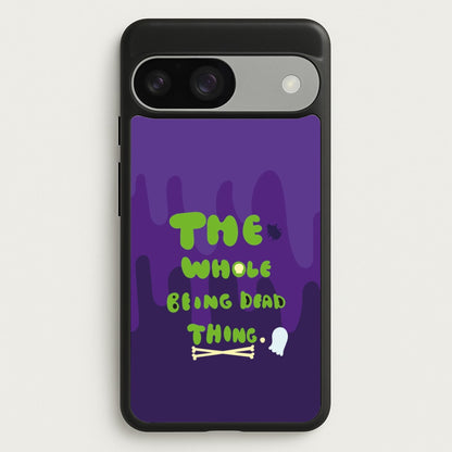 The Whole Being Dead Thing - Beetle Halloween  - Halloween Phone Case for Google Pixel 9 / 9 Pro