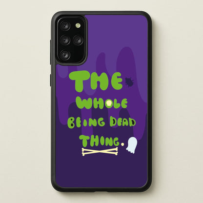 The Whole Being Dead Thing - Beetle Halloween  - Halloween Phone Case for Galaxy S20 Plus
