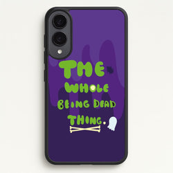The Whole Being Dead Thing - Beetle Halloween  - Halloween Phone Case for Galaxy S25 Edge