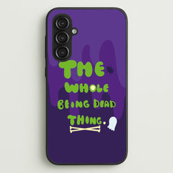 The Whole Being Dead Thing - Beetle Halloween  - Halloween Phone Case for Galaxy S23FE