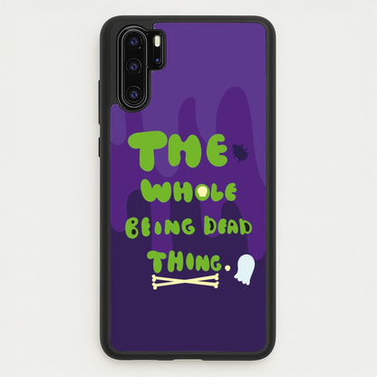 The Whole Being Dead Thing - Beetle Halloween  - Halloween Phone Case for Huawei P30 Pro
