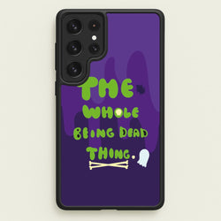 The Whole Being Dead Thing - Beetle Halloween  - Halloween Phone Case for Galaxy S23 Ultra