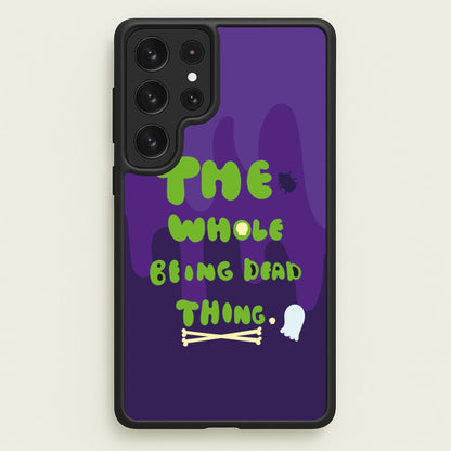 The Whole Being Dead Thing - Beetle Halloween  - Halloween Phone Case for Galaxy S23 Ultra