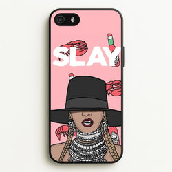 Slay - Queen B Cartoon  - Beyonce Phone Case for iPhone 5 / 5s / SE 2016