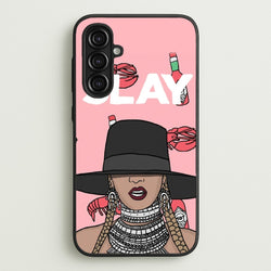 Slay - Queen B Cartoon  - Beyonce Phone Case for Galaxy A16