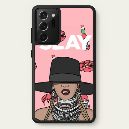 Slay - Queen B Cartoon  - Beyonce Phone Case for Galaxy Note 20 Ultra