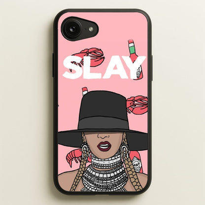 Slay - Queen B Cartoon  - Beyonce Phone Case for iPhone 16e