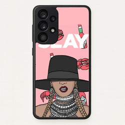 Slay - Queen B Cartoon  - Beyonce Phone Case for Galaxy A33