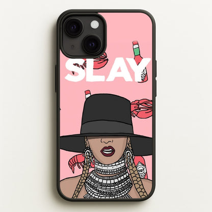 Slay - Queen B Cartoon  - Beyonce Phone Case for iPhone 13