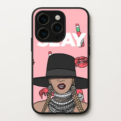 Slay - Queen B Cartoon  - Beyonce Phone Case for iPhone 15 Pro