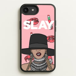 Slay - Queen B Cartoon  - Beyonce Phone Case for iPhone 6 Plus / 7 Plus / 8 Plus