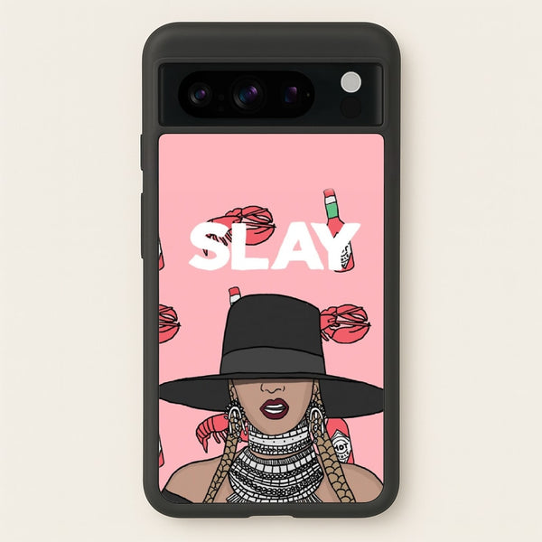 Slay - Queen B Cartoon  - Beyonce Phone Case for Google Pixel 8 Pro