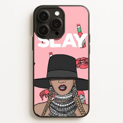 Slay - Queen B Cartoon  - Beyonce Phone Case for iPhone 12 Pro Max