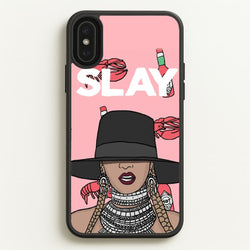 Slay - Queen B Cartoon  - Beyonce Phone Case for iPhone XS Max