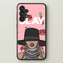 Slay - Queen B Cartoon  - Beyonce Phone Case for Galaxy A13