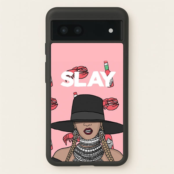 Slay - Queen B Cartoon  - Beyonce Phone Case for Google Pixel 6a
