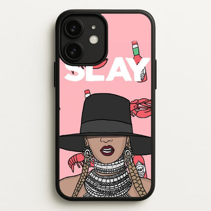Slay - Queen B Cartoon  - Beyonce Phone Case for iPhone 11