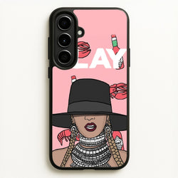 Slay - Queen B Cartoon  - Beyonce Phone Case for Galaxy A56