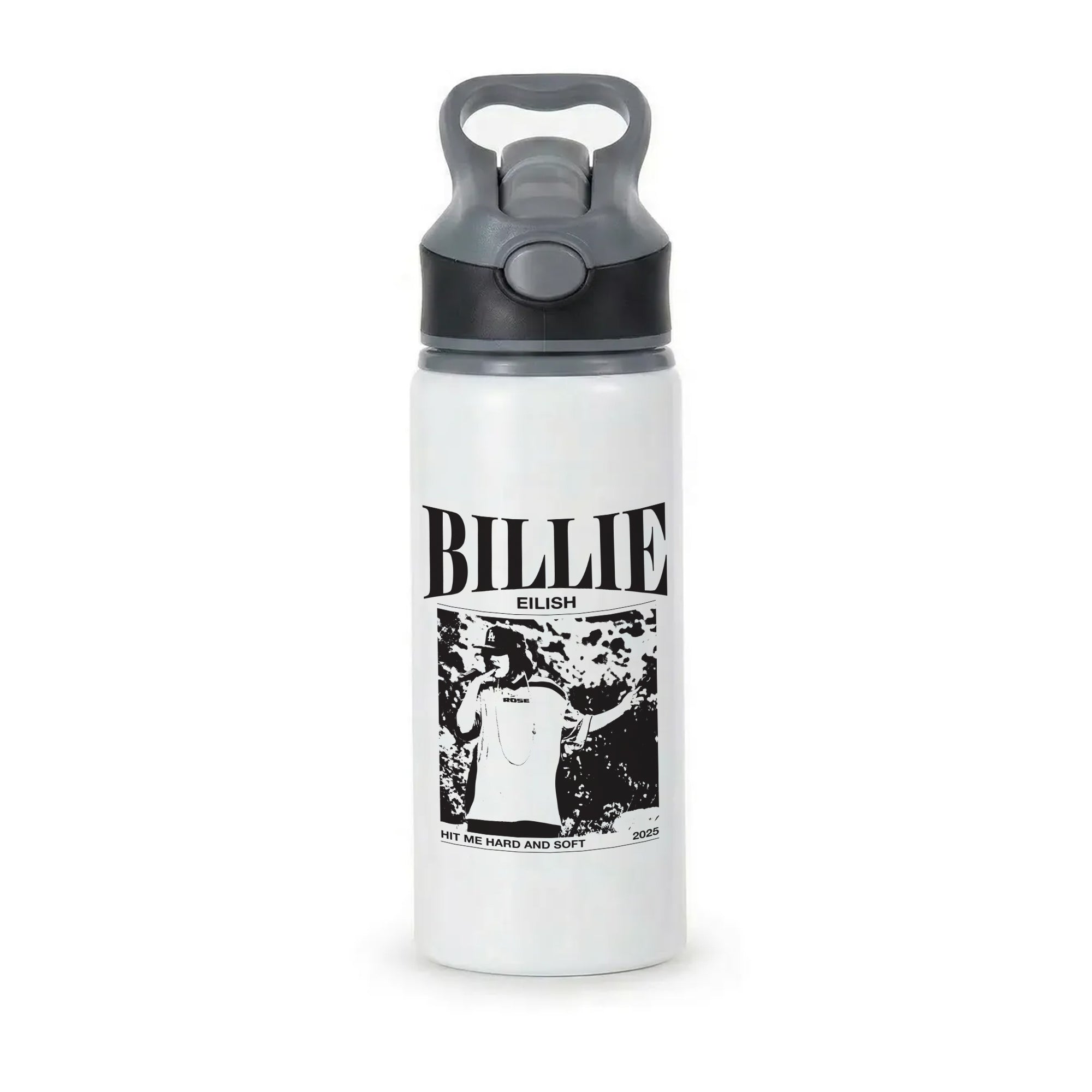 HMHAS Red Active Water Bottle - Black