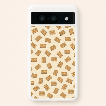 Custard Creams - Biscuits Patterns  - Biscuits Patterns Phone Case for Google Pixel 8