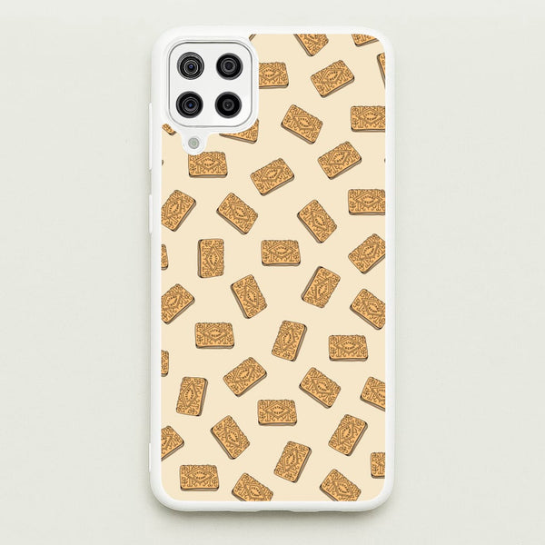 Custard Creams - Biscuits Patterns  - Biscuits Patterns Phone Case for Galaxy A12