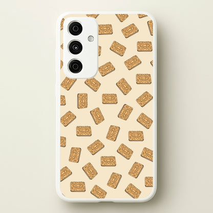 Custard Creams - Biscuits Patterns  - Biscuits Patterns Phone Case for Galaxy A55