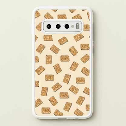 Custard Creams - Biscuits Patterns  - Biscuits Patterns Phone Case for Galaxy S10