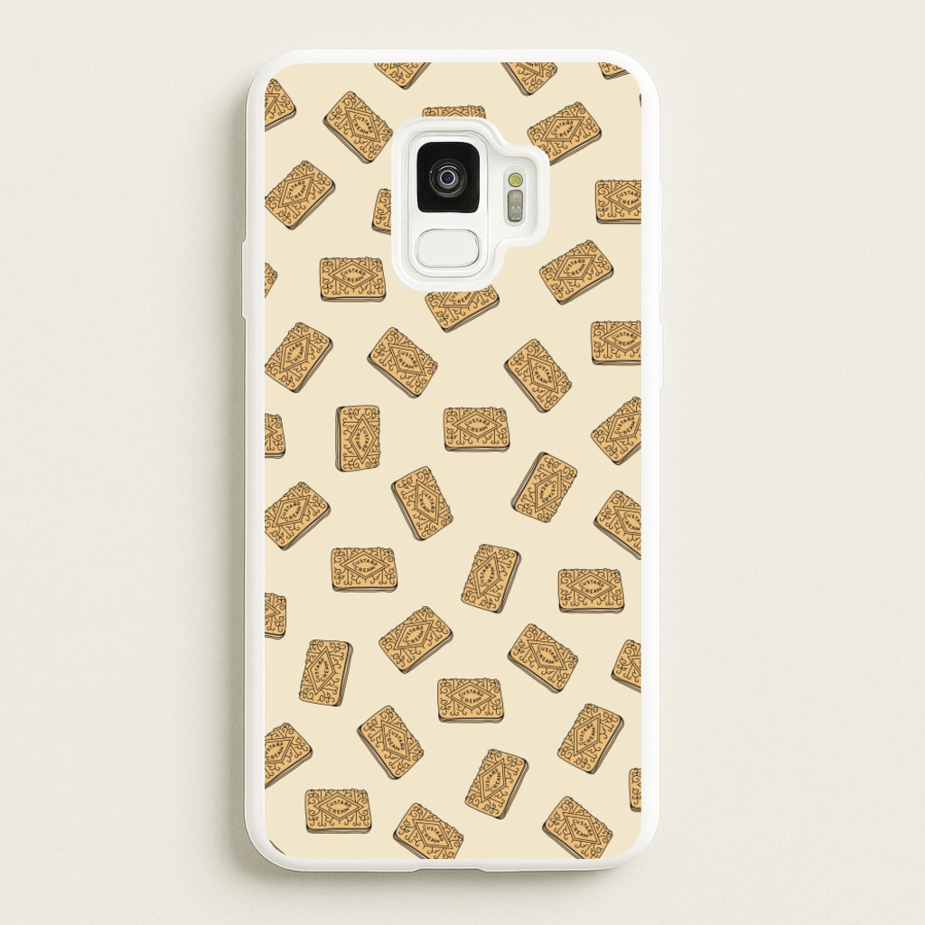 Custard Creams - Biscuits Patterns  - Biscuits Patterns Phone Case for Galaxy S9